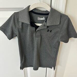 Under Armour Kids Gray Polo Shirt
